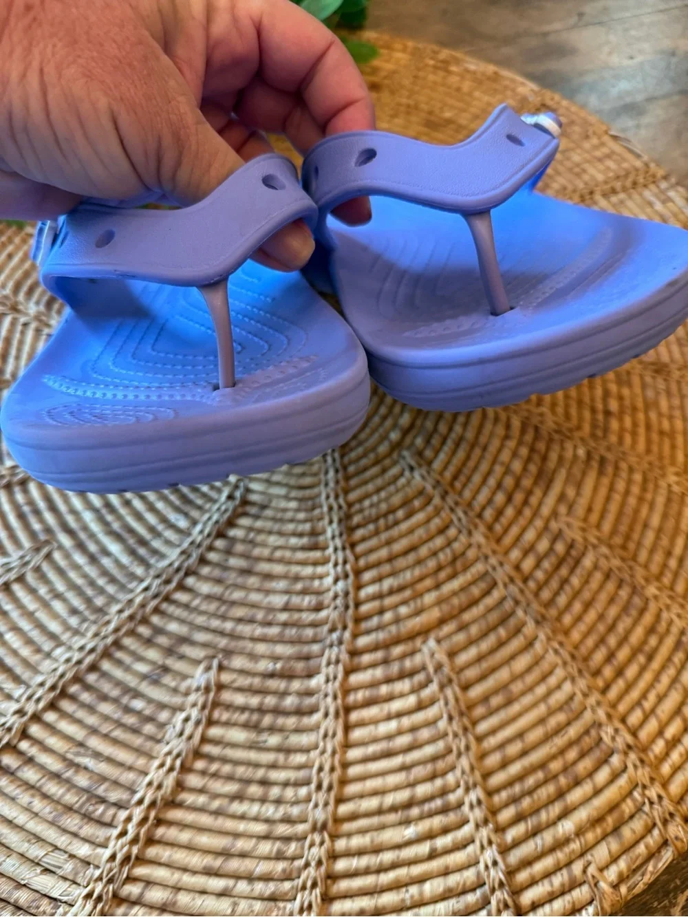 Crocs Lavender Flip-Flop Sandals - Comfortable Everyday Slides